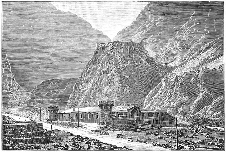 DARIEL FORT AND RUINS OF TAMARA&rsquo;S CASTLE.