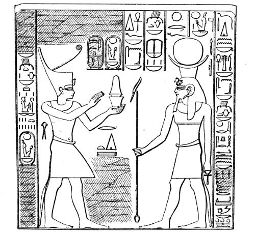 Amenophis III. making offerings