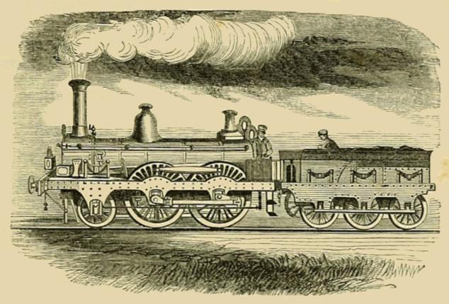 (‡ Locomotive And Tender.)
