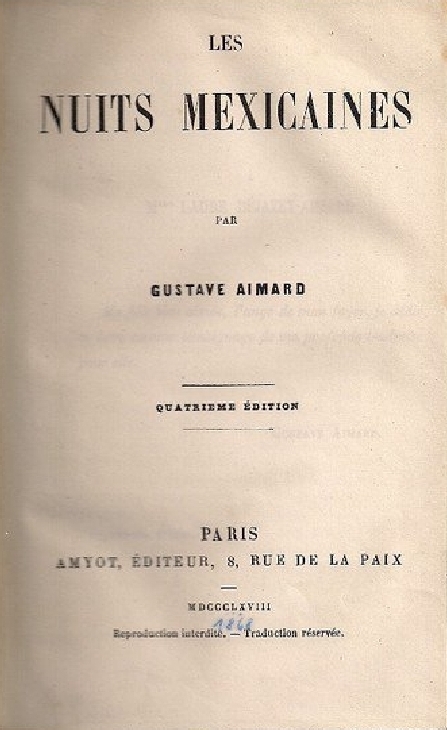 The Project Gutenberg eBook of Les nuits mexicaines, by Gustave