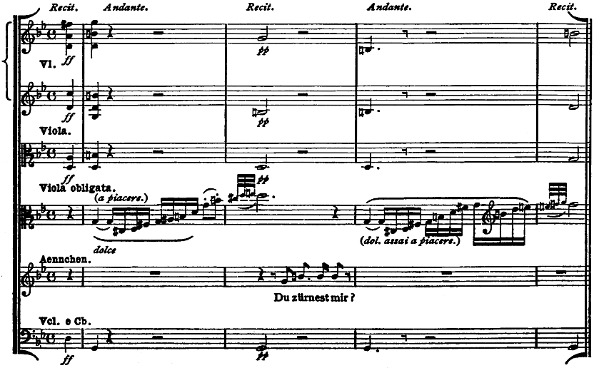 Aennchen. Du z�rnest mir?