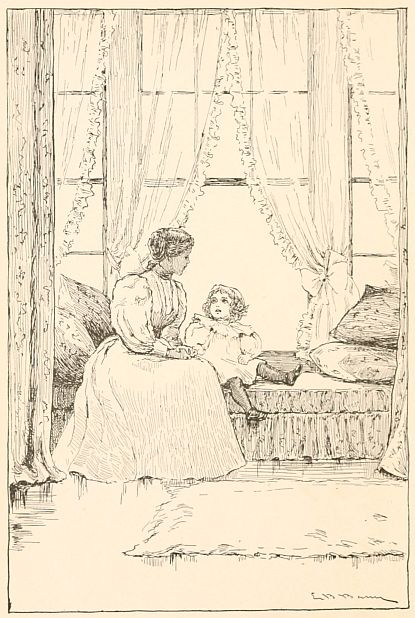 woman and child seated in window seat