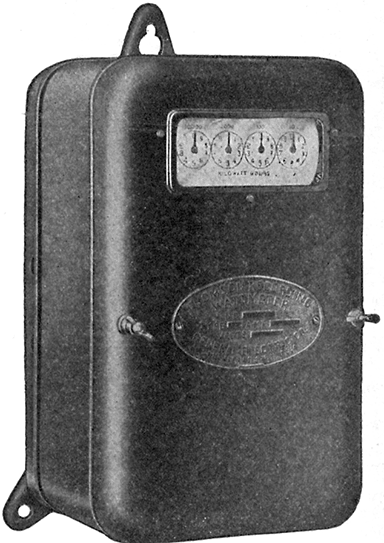 Fig 653Thompson watt hour meter type C-6 This form is furnished with side connections
