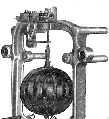 Fig 656Interior of Thompson watt hour meter type C-6 showing armature small commutator