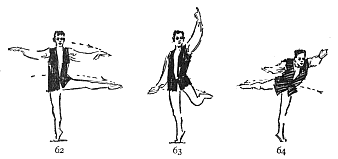 Image not available: 62 63 64

Various “Pirouettes.”

À la seconde, 60; en attitude, 61; en arabesque, 62.