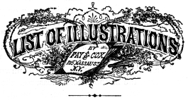 LIST OF ILLUSTRATIONS
BY
FAY & COX
105 NASSAU ST.
N.Y.