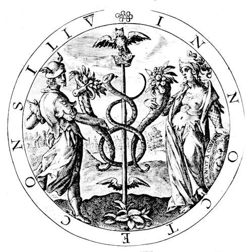 Emblem Viribus iungenda Sapientia, George Wither, A Collection of