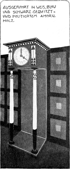 Ausgef�hrt in wei�, blau und schwarz gebeizt &mdash; und
      poliertem Ahornholz