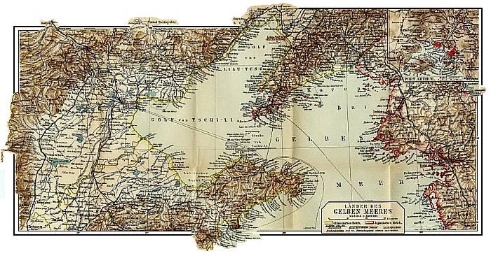 L&auml;nder des Gelben Meeres.