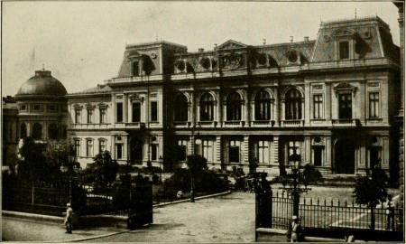 [Image not available: Royal Palace at Bucarest

Photo by Photochrome Co.]