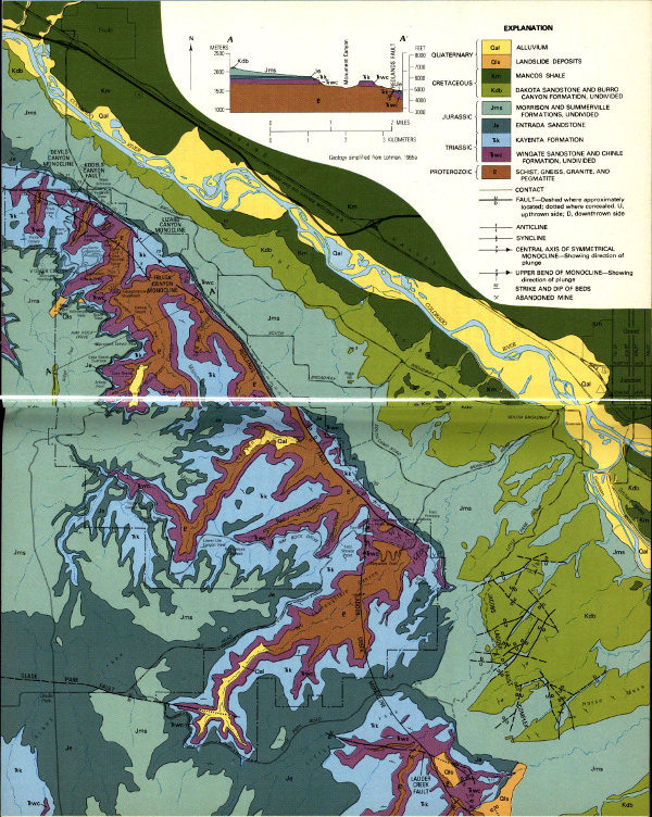 The Geologic Story of Colorado National Monument, by S. W. Lohman: a  Project Gutenberg eBook