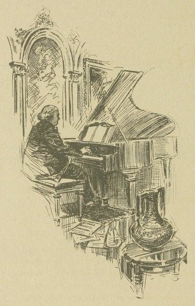 A man playing the piano