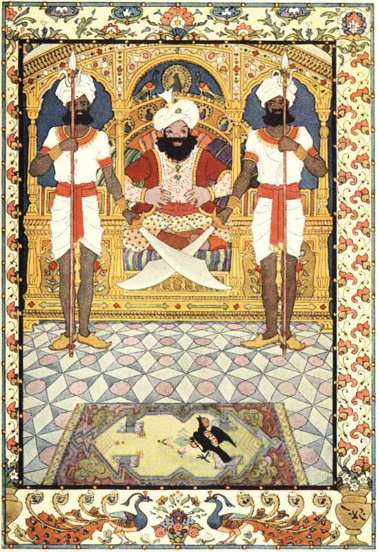 &ldquo;Ha, ha, ha!&rdquo; roared the King.... &ldquo;What do you wish with me, bold General Blackbird?&rdquo;