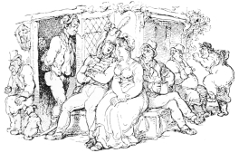 Image unavailable: ROADSIDE SCENE (AFTER ROWLANDSON).