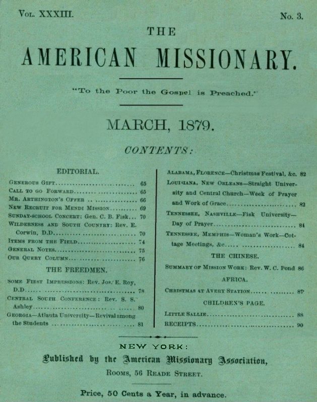 The Project Gutenberg Ebook Of The American Missionary Vol 34