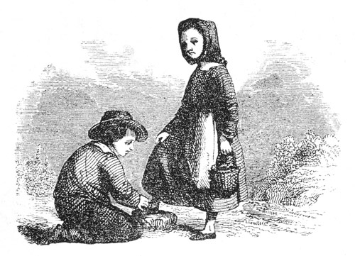 Illustration: Tying a shoe
