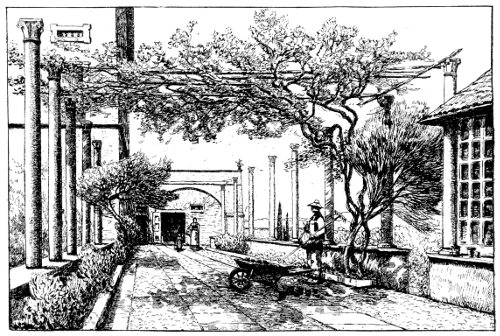 TERRACE OF THE VILLA BRAVAČIĆ, NEAR RAGUSA