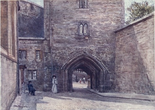 Image unavailable: GATEWAY OF BLOODY TOWER WITH ENTRANCE TO JEWEL HOUSE
(WAKEFIELD TOWER)
