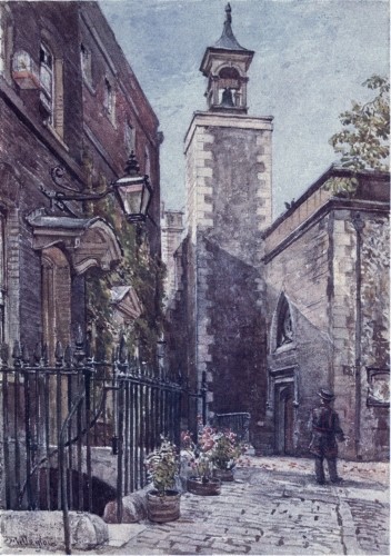 Image unavailable: CHAPLAIN’S HOUSE, AND ENTRANCE TO CHURCH OF ST. PETER AD
VINCULA, TOWER GREEN