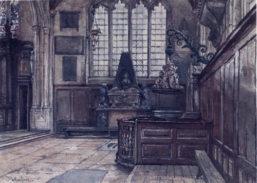 Image unavailable: CHURCH OF ALLHALLOWS BARKING BY THE TOWER (EAST SIDE OF
SOUTH AISLE, WITH GIBBONS’ FONT COVER)