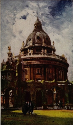 THE RADCLIFFE LIBRARY, OR CAMERA BODLEIANA, FROM ALL SOULS’ COLLEGE

This dome may compare with some of the finest in Europe.
