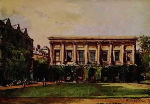 THE LIBRARY; ORIEL COLLEGE

A dignified building of the Ionic order of architecture, designed by James Wyatt about 1788.