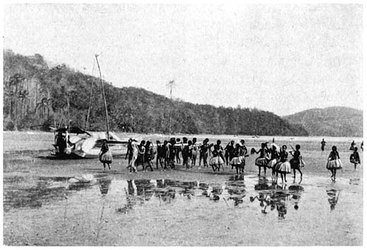 Scenes on the Beach of Silosilo (Southern Massim District).