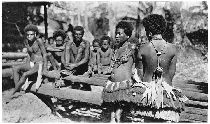 Two Women Adorned with Necklaces