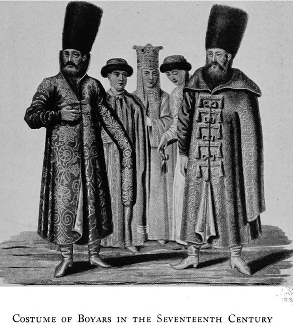 Costume of Boyars in the Seventeenth Century