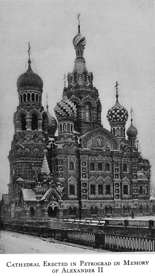 Cathedral Erected in Petrograd in Memory of Alexander II