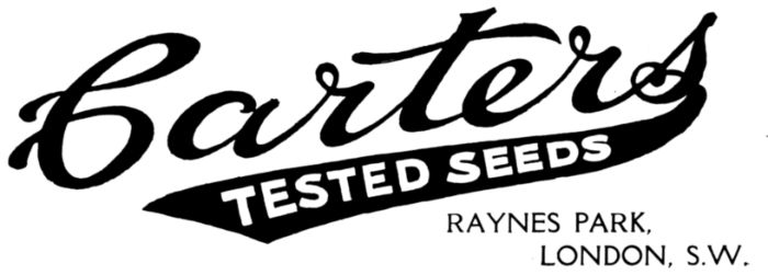 Carters TESTED SEEDS RAYNES PARK, LONDON, S.W.