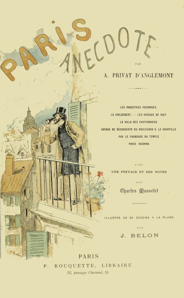 The Project Gutenberg eBook of Paris Anecdote, par Charles Monselet.