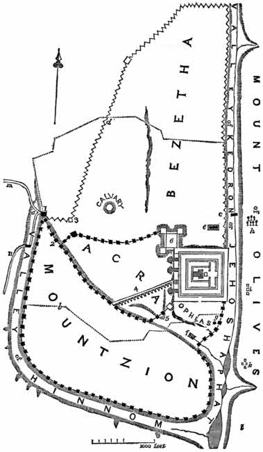 Map of Jerusalem