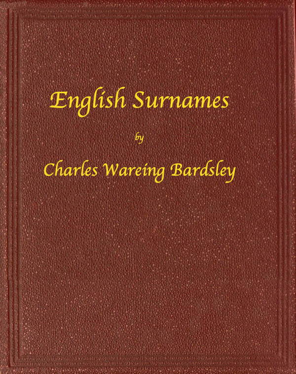 English Surnames By Charles Wareing Bardsley A Project Gutenberg Ebook - roblox bunny ears of caprice wearers