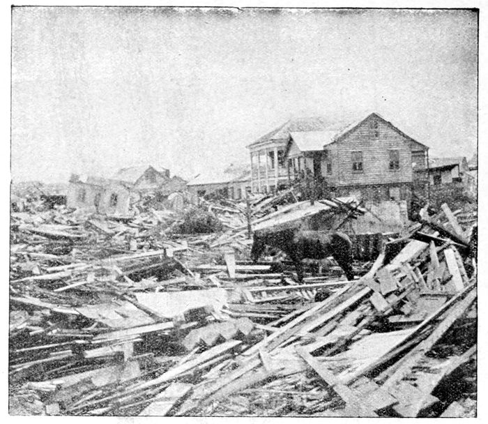 THE GREAT GALVESTON DISASTER OF 1900 (123 Year old store book)