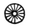 [Decoration: Spoked wheel]