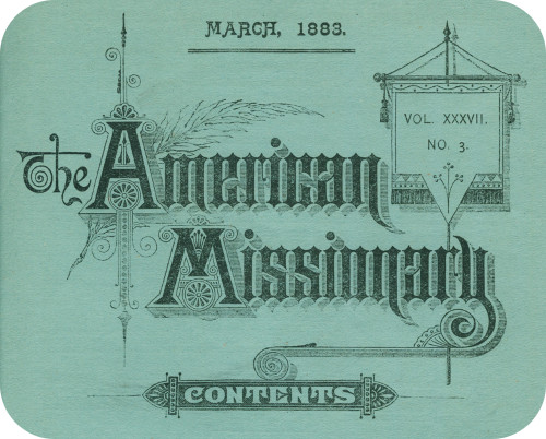 The Project Gutenberg Ebook Of The American Missionary Volume