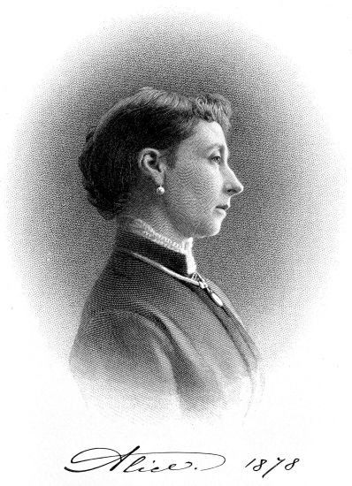 [Portrait of Alice. 1878
unavailable.]