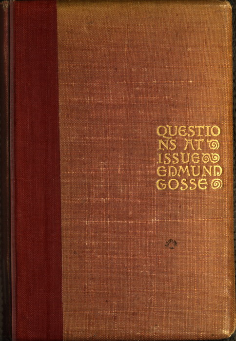 The Project Gutenberg eBook of Questions at Issue, by Edmund Gosse