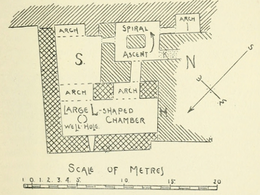 The L-Shaped Chamber in Upper Story of Tower S.