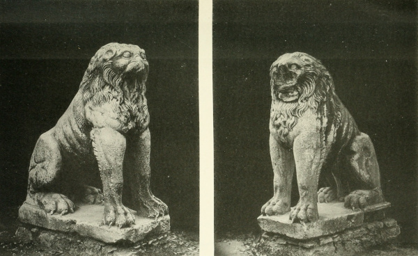 Marble Figures of Lions Attached to the Balcony in the Palace of the Bucoleon.