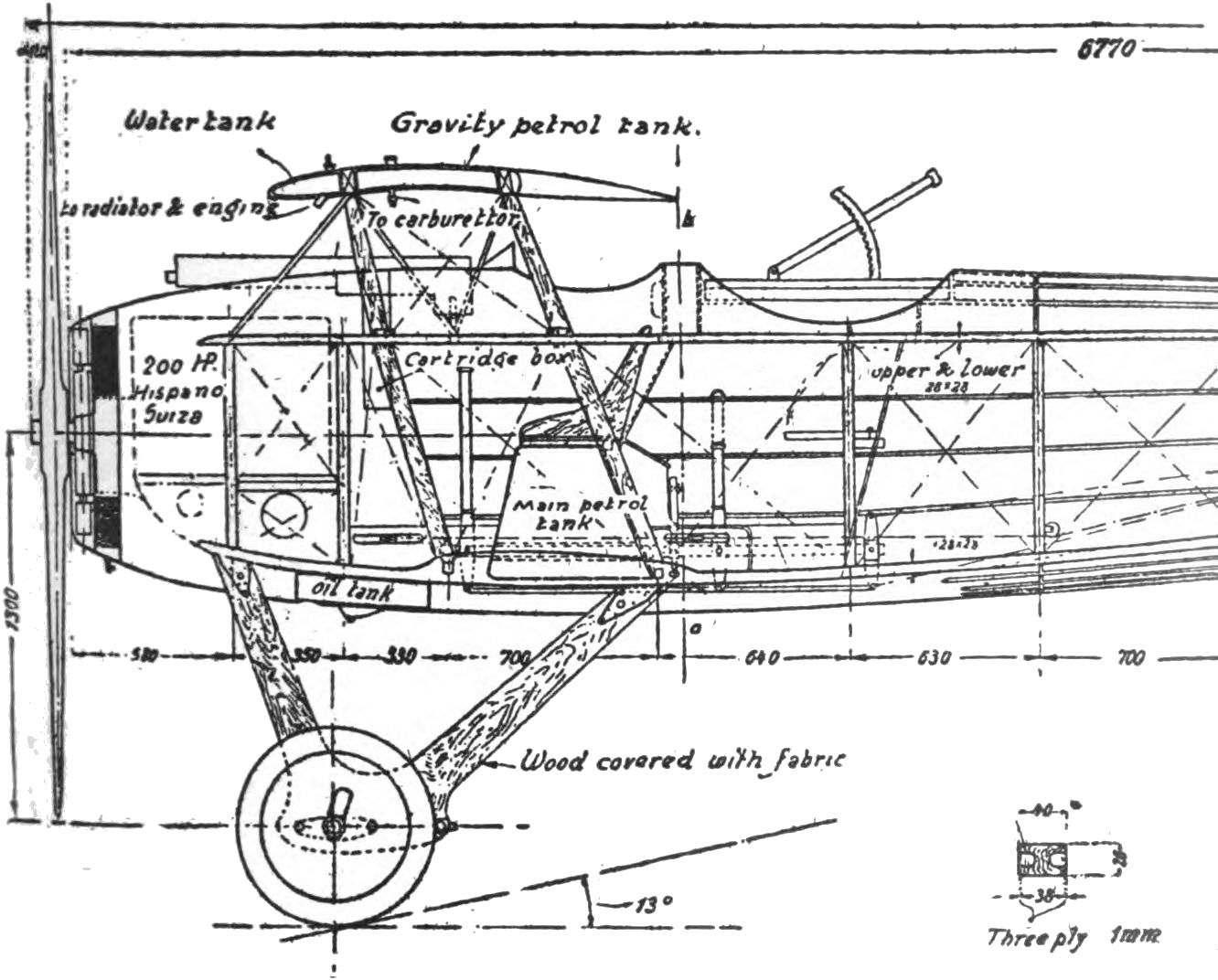 Aircraft side view