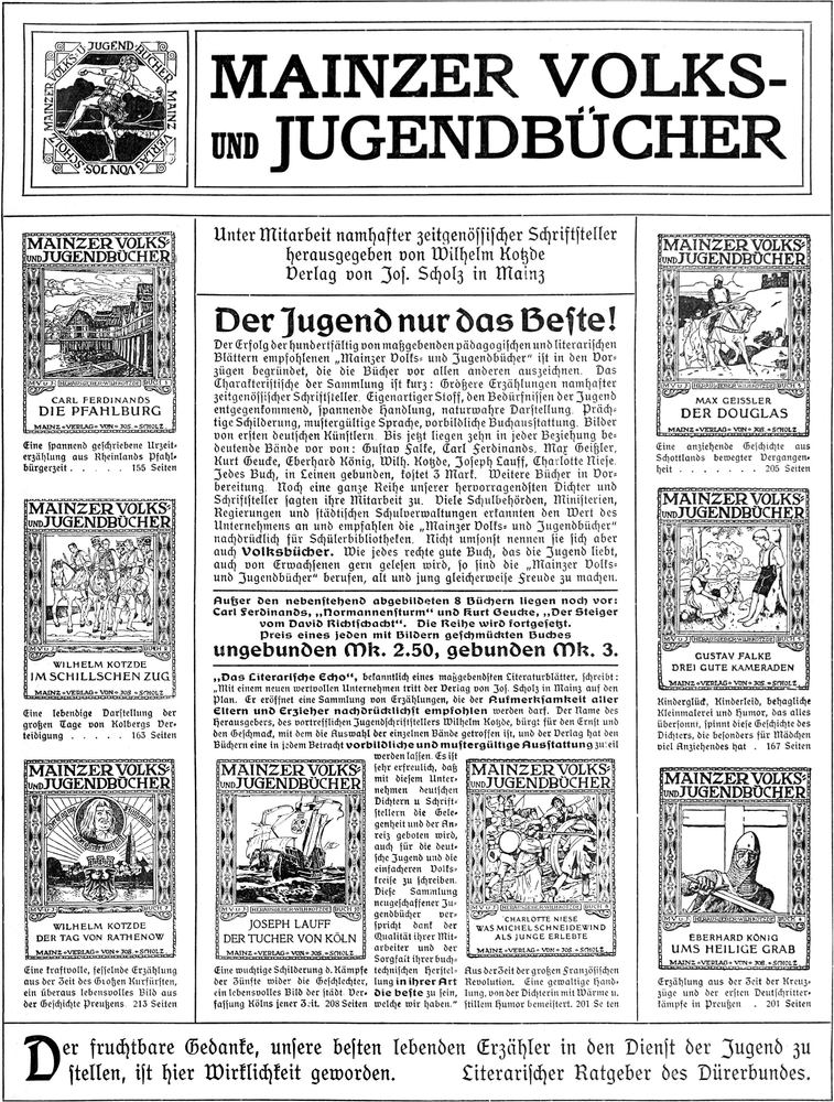 MAINZER VOLKS- UND JUGENDBÜCHER