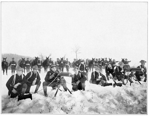 Illustration: Infantry in the snow