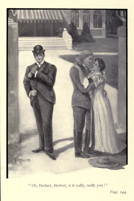 "Oh, Herbert, Herbert, is it really, really you!"  Page 244.