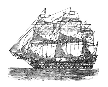 17th Century Ocean Line of Battle Ship