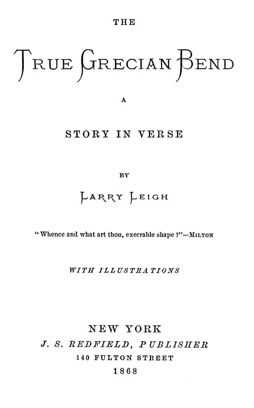 The True Grecian Bend, by Larry Leigh—A Project Gutenberg eBook