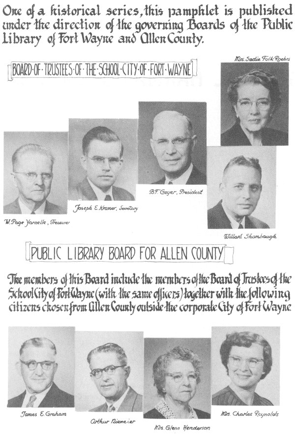 Boards of the Public Library of Fort Wayne and Allen County