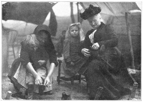Mother Jones with the Miners Children