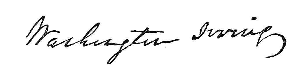Signature of Washington Irving